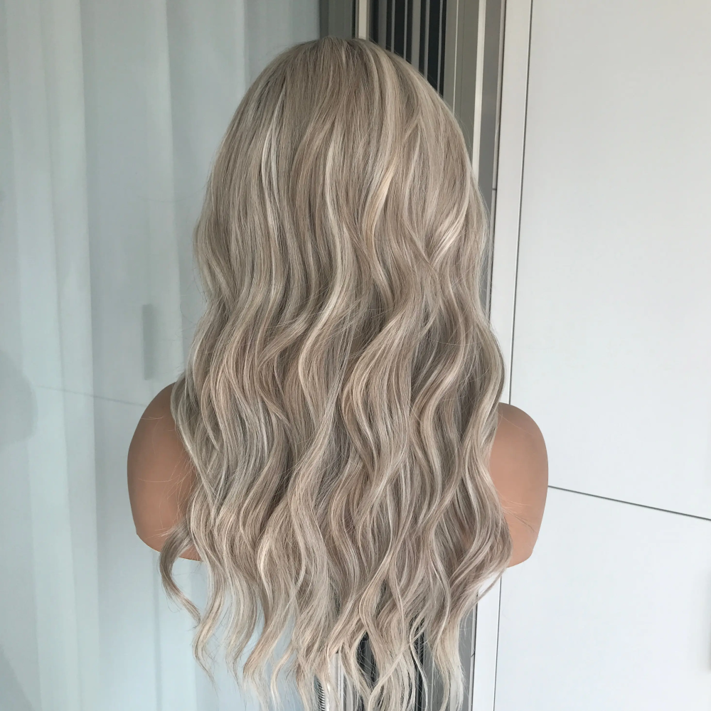 AISOM Shara Ash Beige Blonde Loose Water Wave