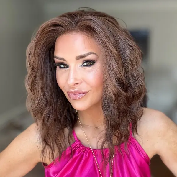 AISOM Chloe Chocolate Brown Short Water Wave