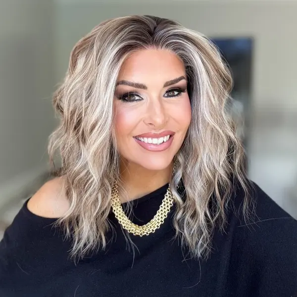 AISOM Chloe Hazelnut Short Water Wave