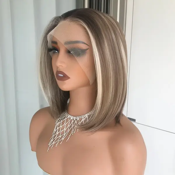 AISOM Caris Hazelnut Color Bob Wig