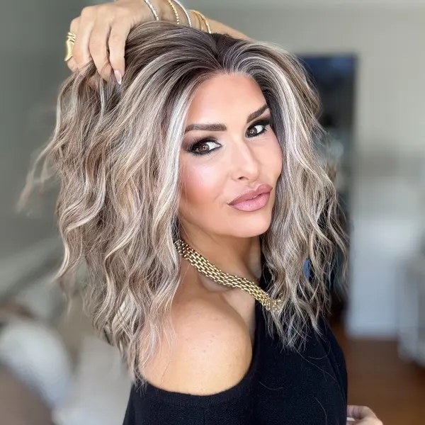 AISOM Chloe Hazelnut Short Water Wave