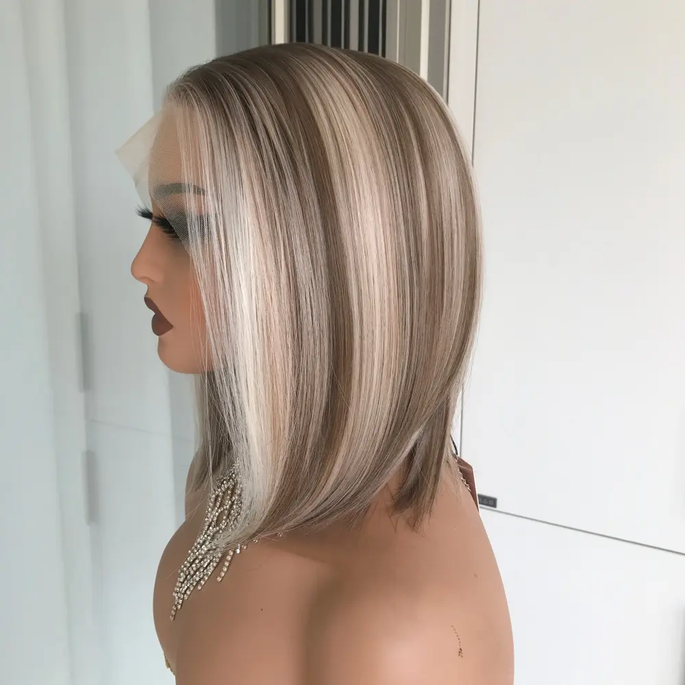 AISOM Caris Buttercream Blonde Short Bob