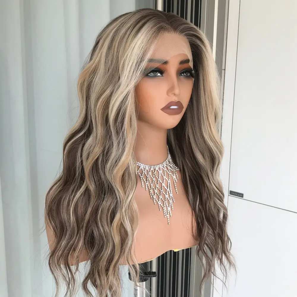 AISOM Marissa Honey Mocha Long Water Wave