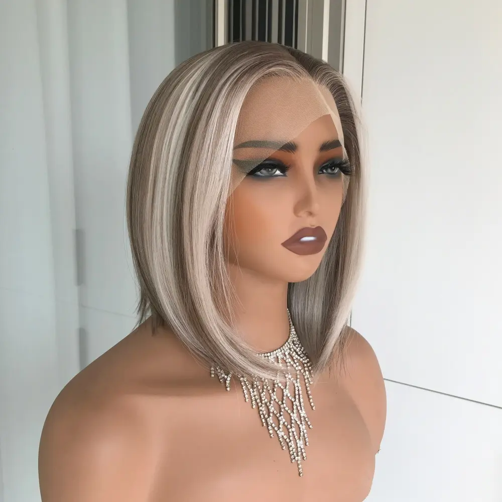 AISOM Caris Buttercream Blonde Short Bob