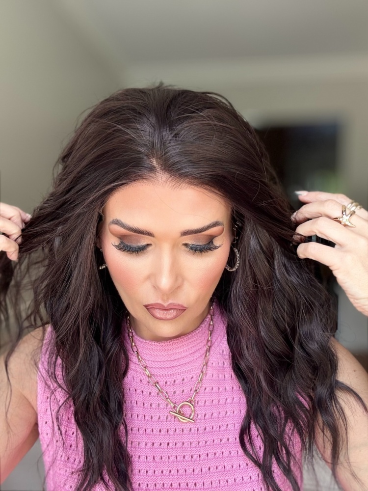 AISOM Mila Dark Plum Brown Water Wave