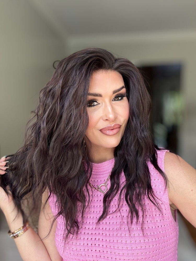 AISOM Mila Dark Plum Brown Water Wave