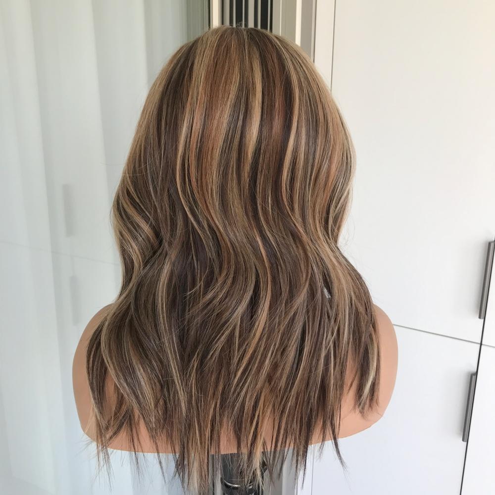 AISOM Tori Sunlit Mocha Natural Wave Synthetic Lace Front Wig