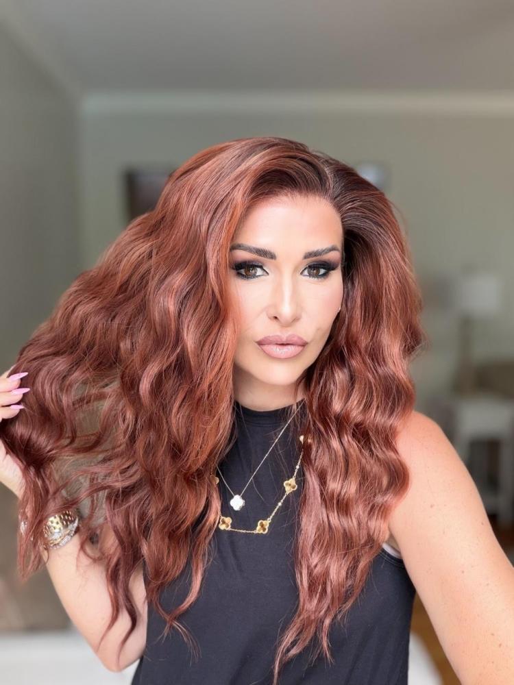 AISOM New Released Marissa Copper Blend Long Water Wave