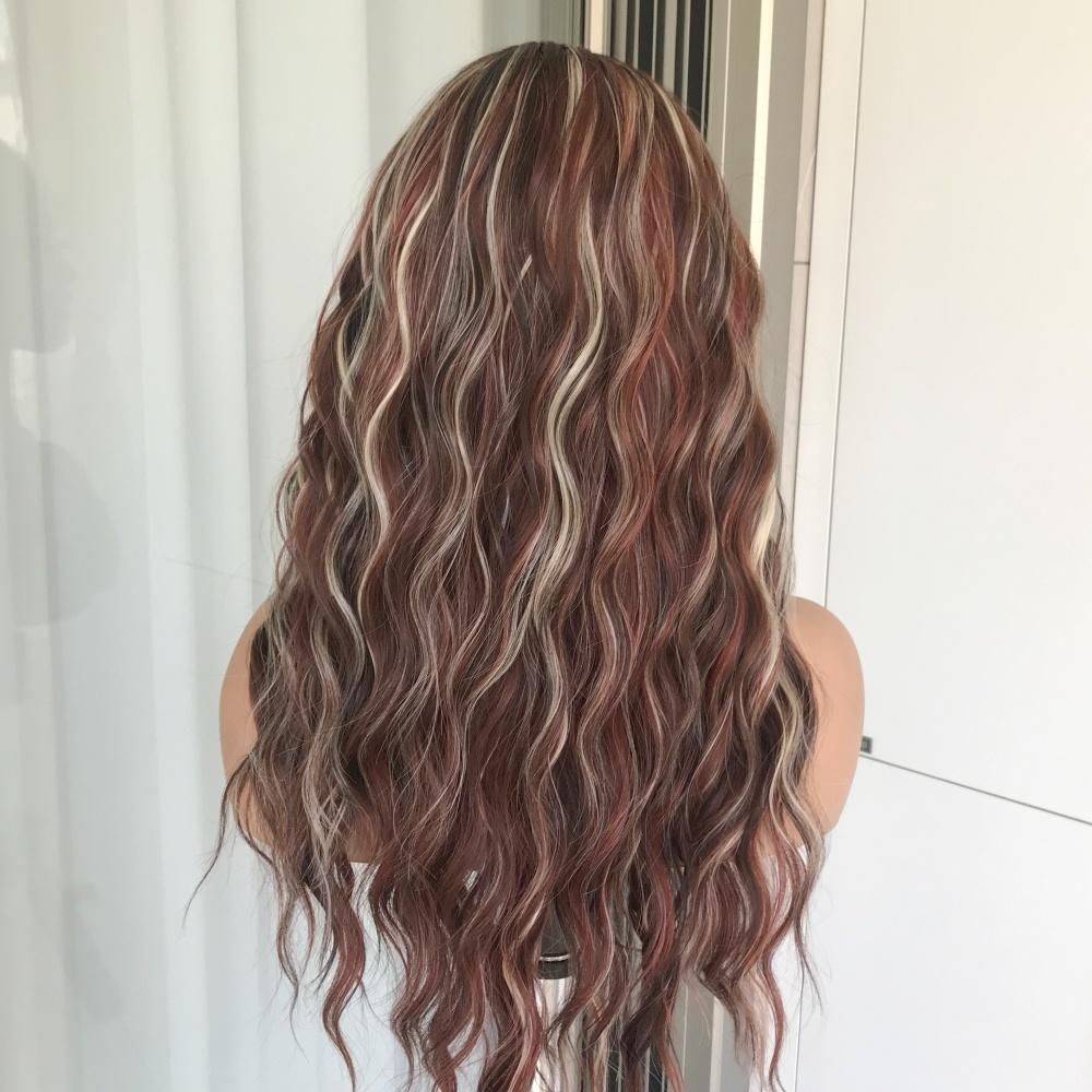 AISOM New Color Marissa Berry Truffle Long Water Wave