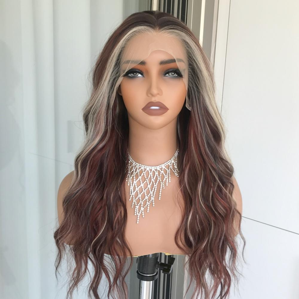 AISOM New Color Marissa Berry Truffle Long Water Wave