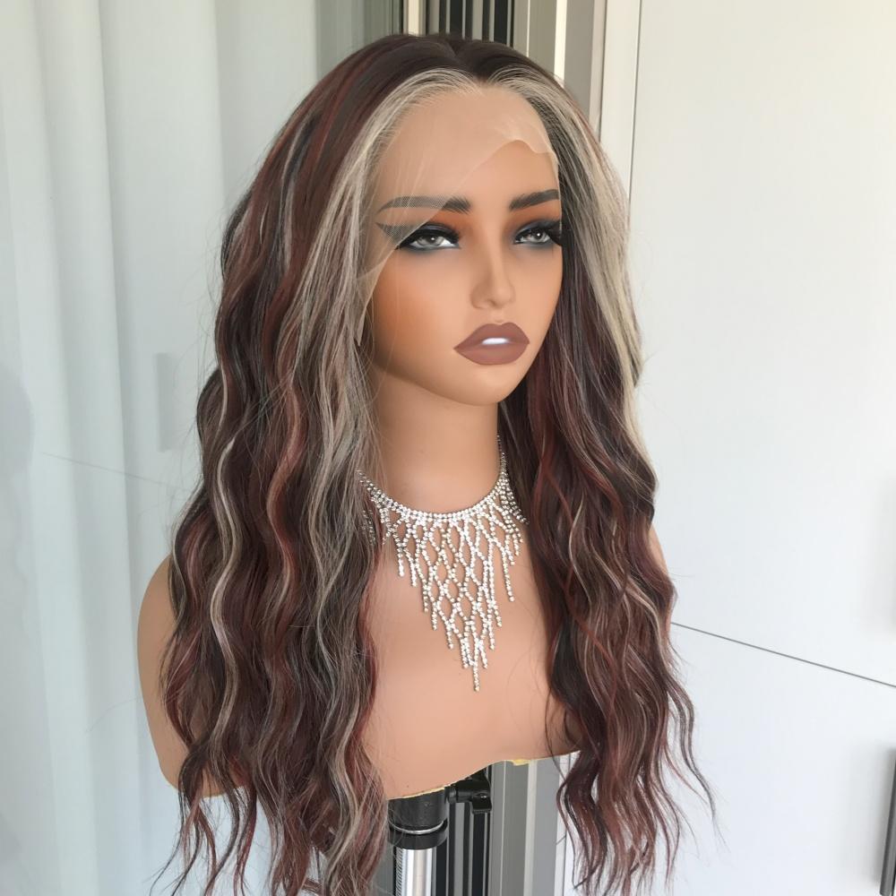 AISOM New Color Marissa Berry Truffle Long Water Wave