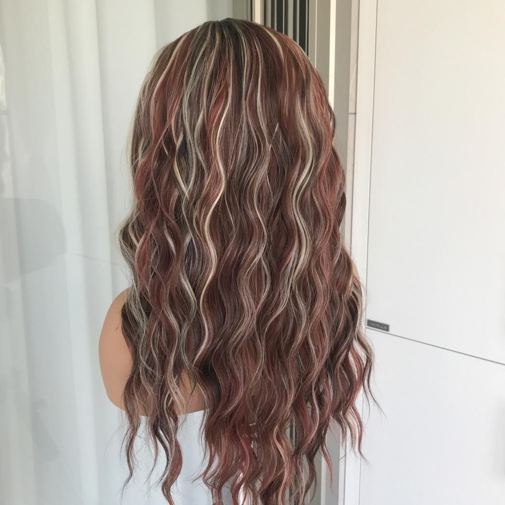 AISOM New Color Marissa Berry Truffle Long Water Wave
