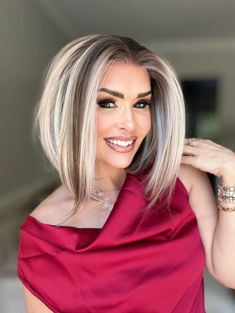 AISOM Caris Buttercream Blonde Short Bob