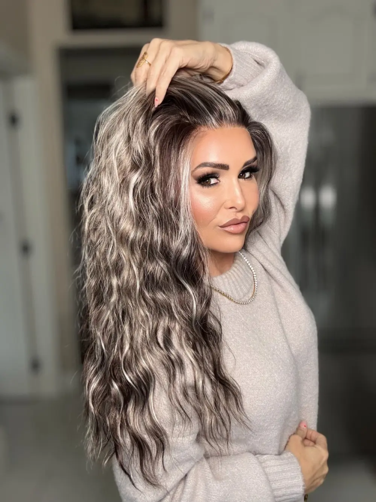 AISOM Marissa Iced Mocha Long Water Wave