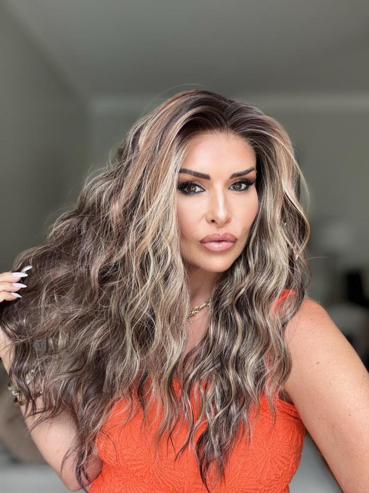 AISOM Marissa Sunlit Mocha Long Water Wave
