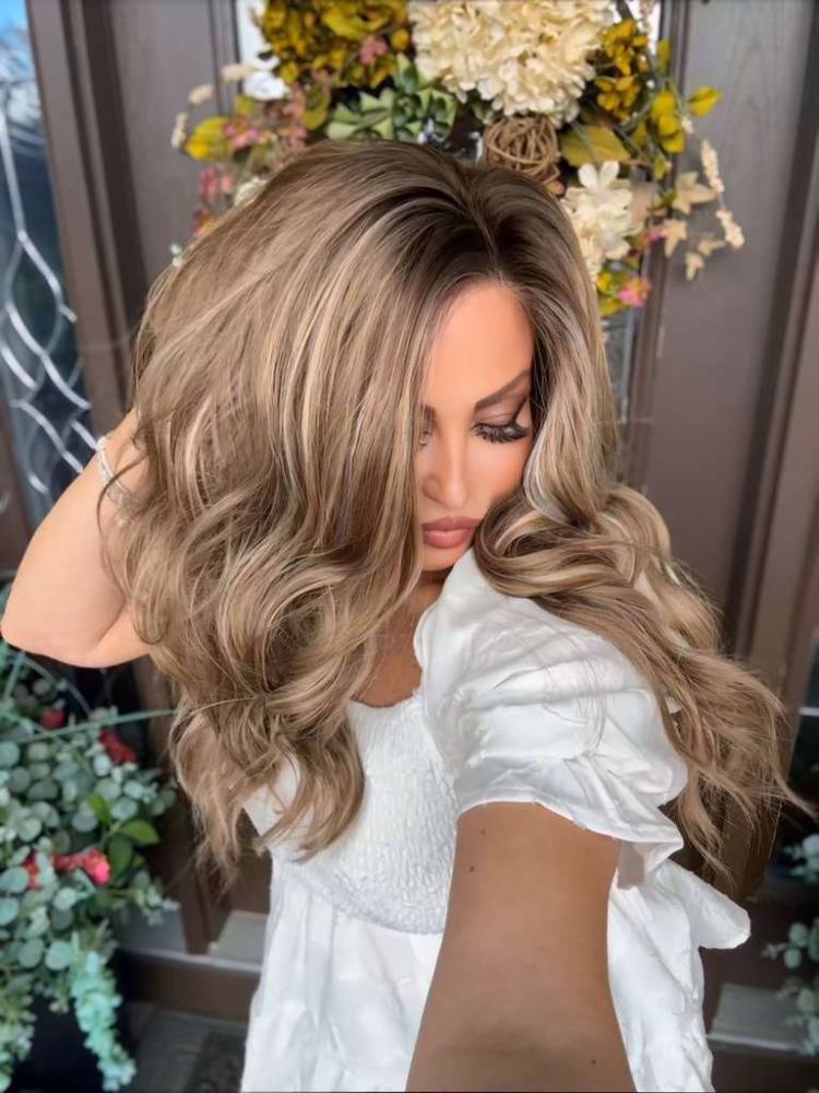 AISOM New Release Shara Beige Dark Blonde Loose Water Wave