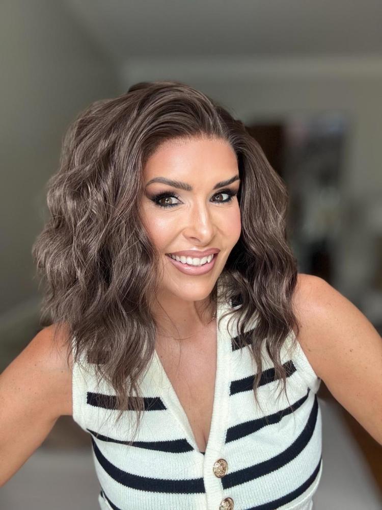 AISOM  Chloe Smoky Brunette Short Water Wave