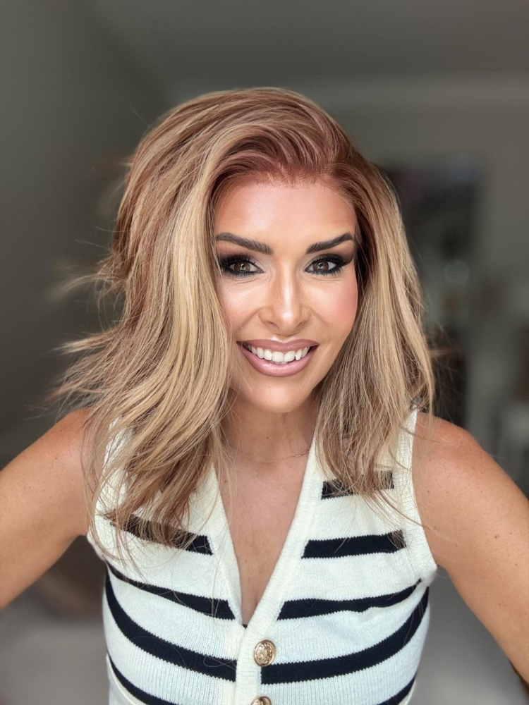 AISOM Katie Caramel Short Wave Wig