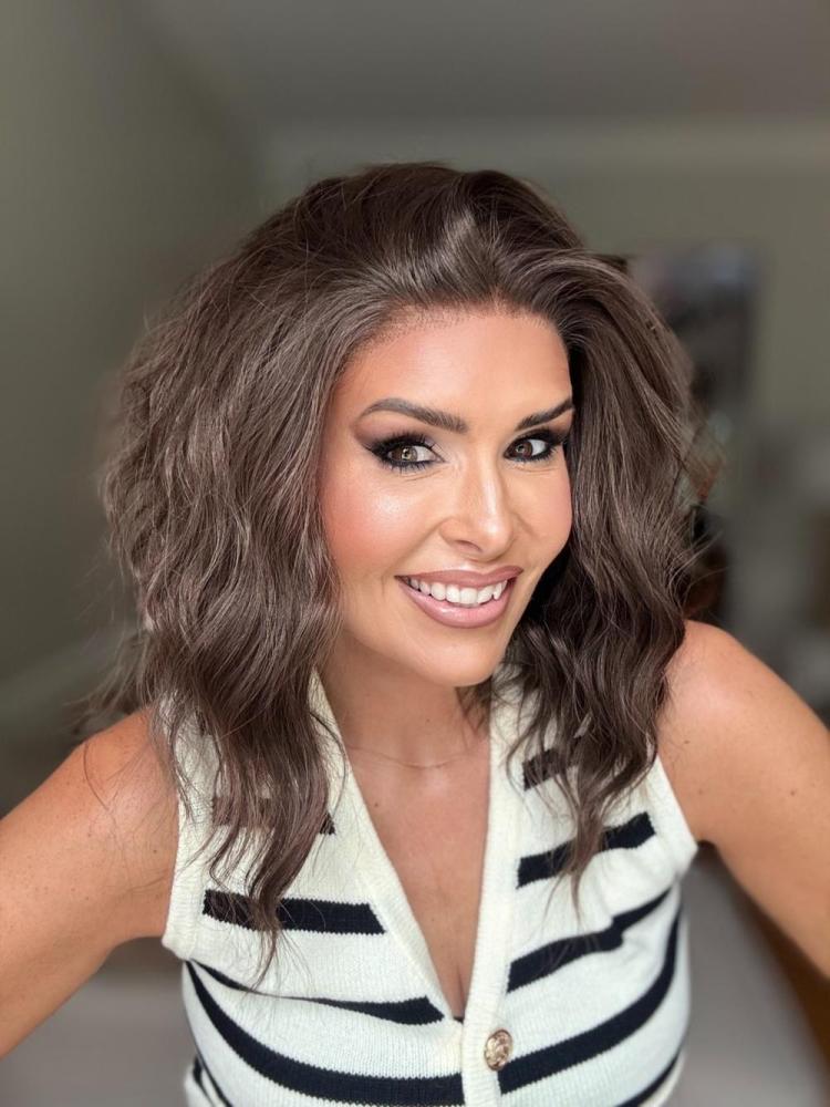 AISOM  Chloe Smoky Brunette Short Water Wave