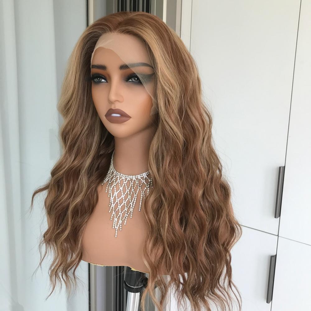 AISOM Marissa Caramel Long Water Wave