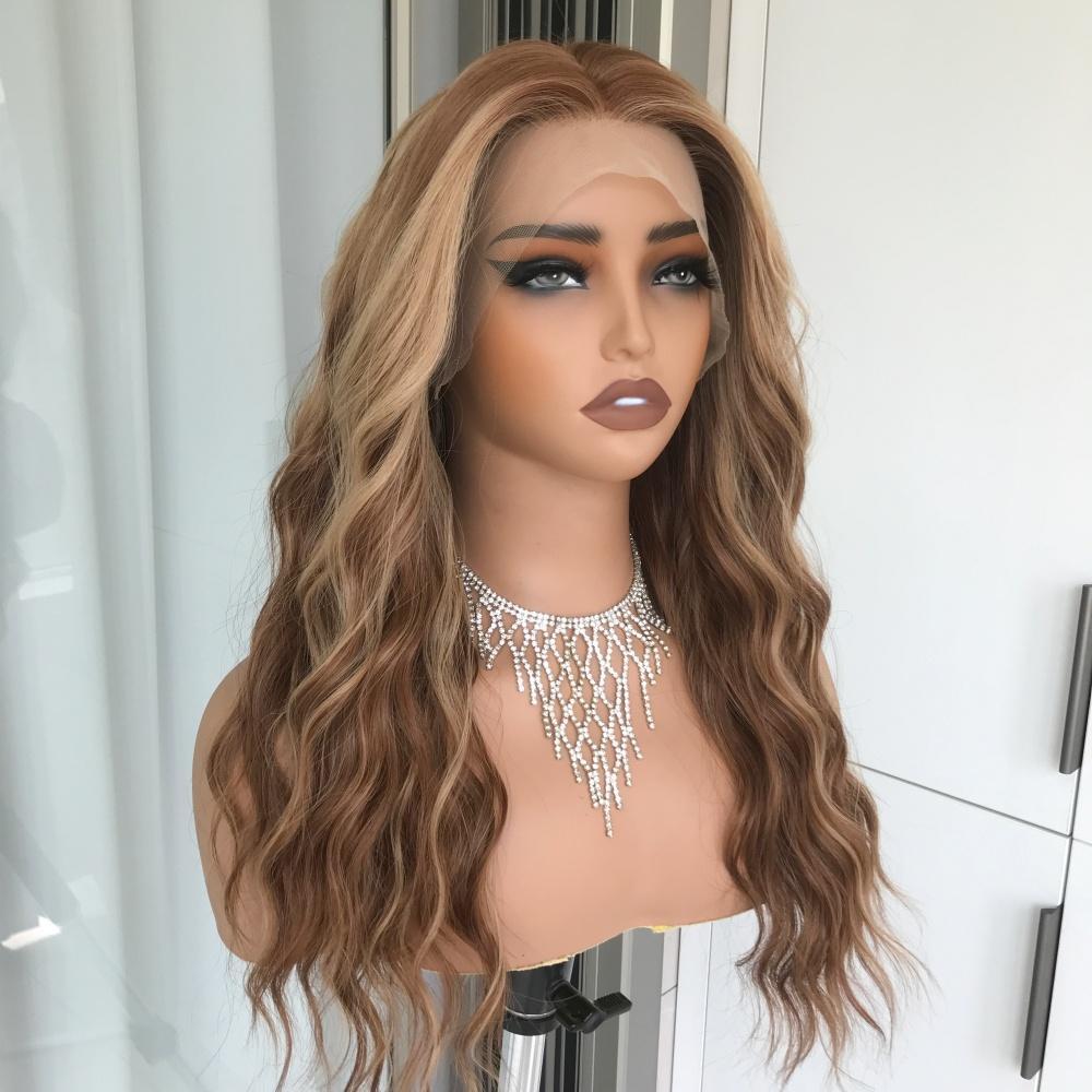 AISOM Marissa Caramel Long Water Wave