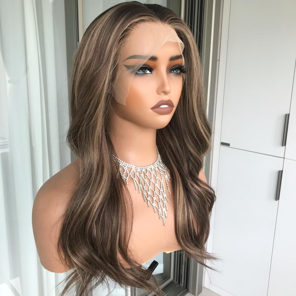 AISOM Greta Cashmere Mocha 13x4 Free Part Lace Front Wig