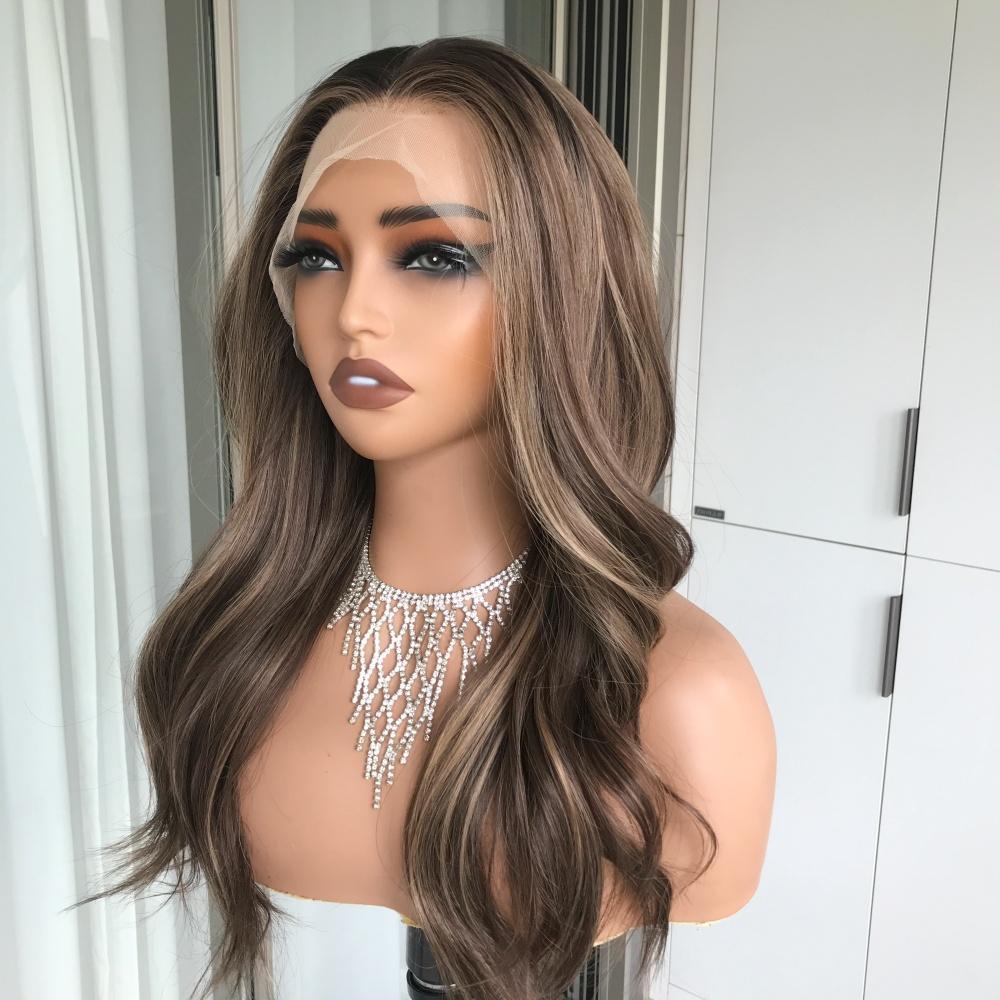 AISOM Greta Cashmere Mocha 13x4 Free Part Lace Front Wig