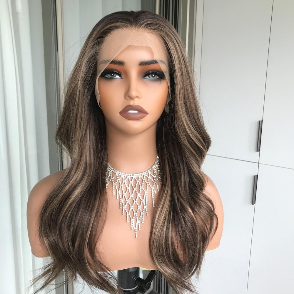 AISOM Greta Cashmere Mocha 13x4 Free Part Lace Front Wig