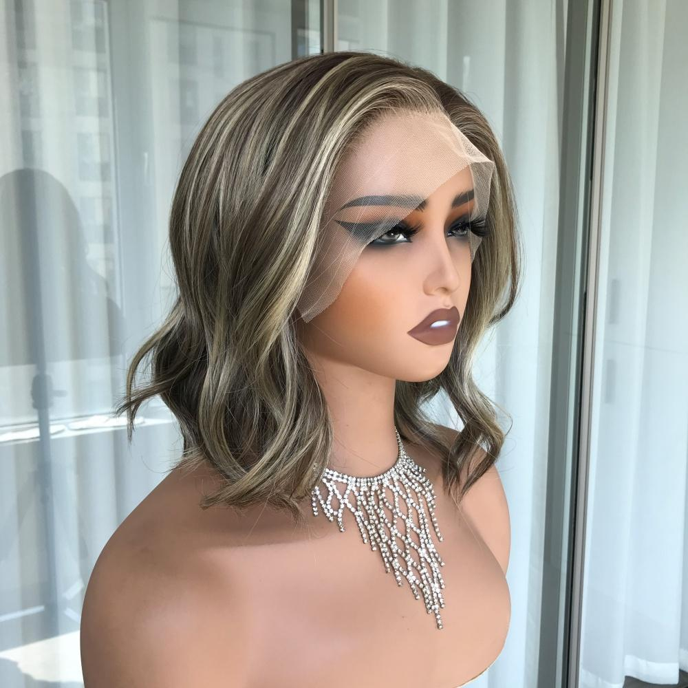 AISOM Katie Soft Taupe Blend Short Wave Wig