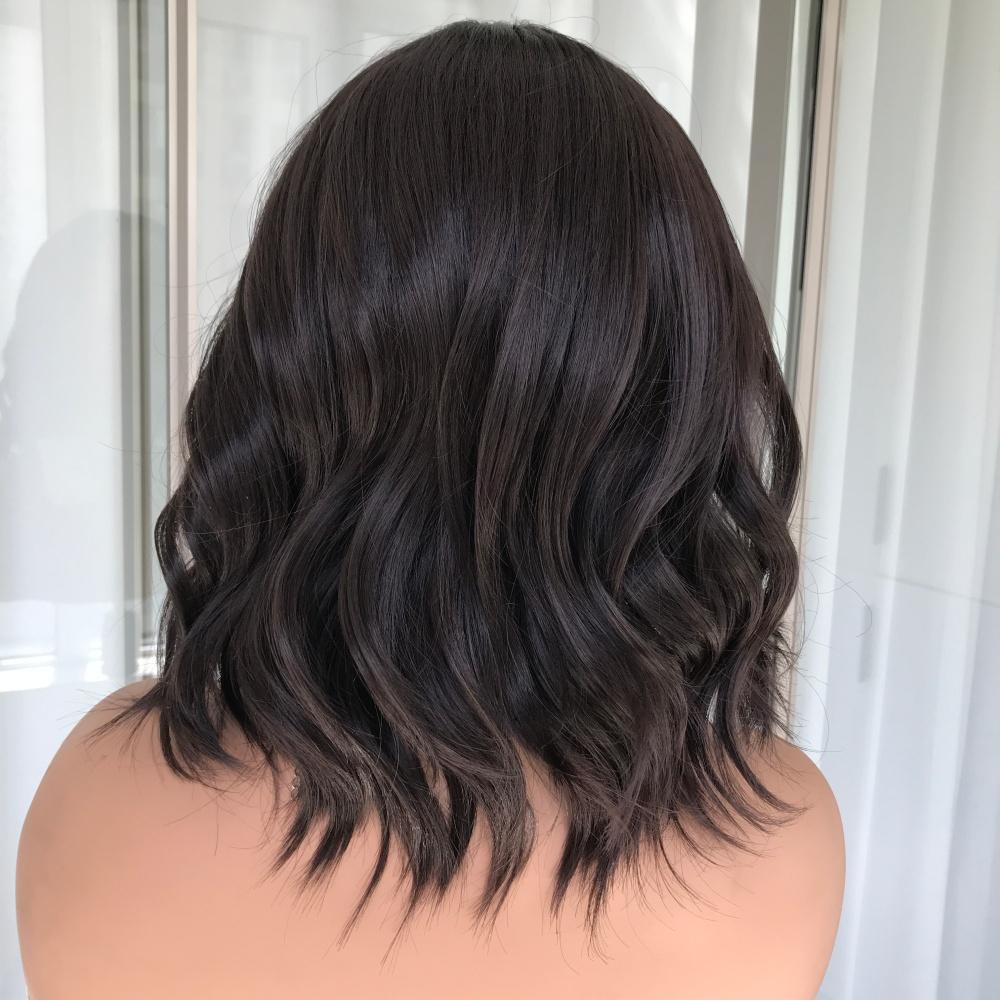 AISOM Katie Dark Plum Brown Short Wave