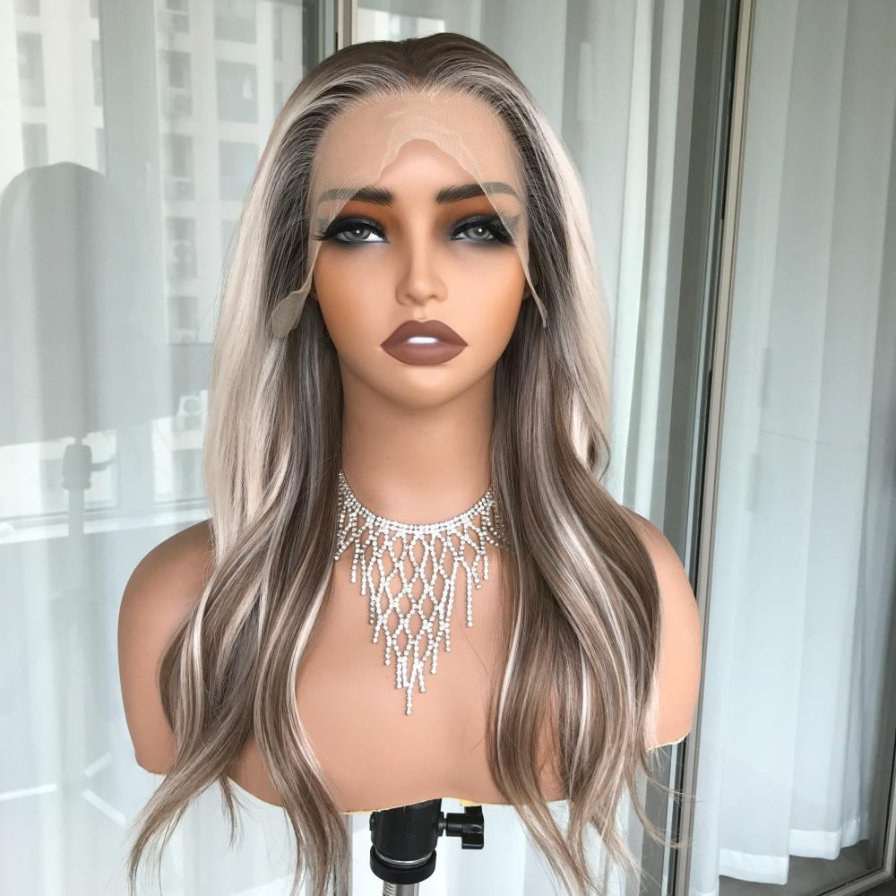 AISOM Greta Buttercream Blonde Free Part Lace Front Wig