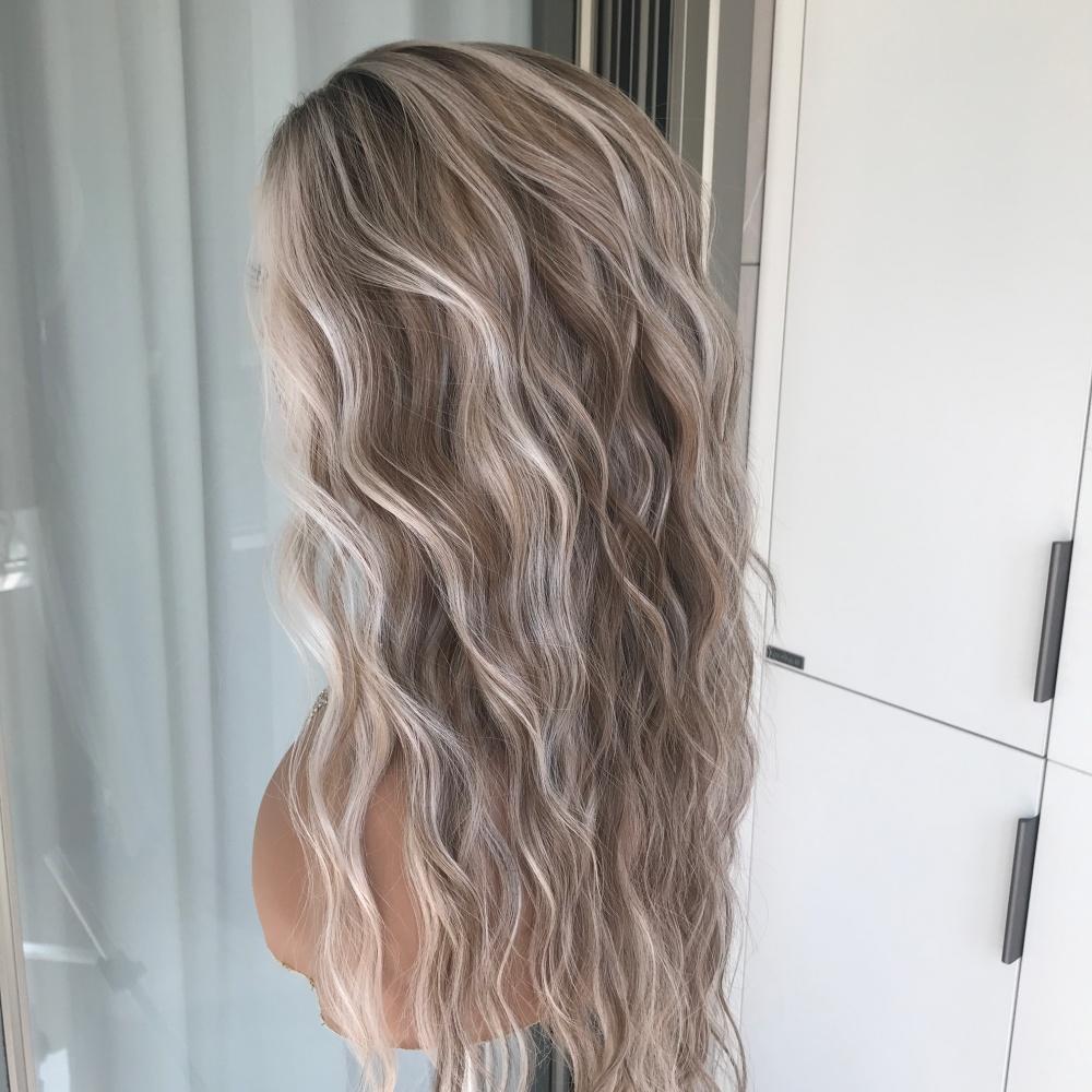 AISOM Marissa Buttercream Blonde Long Water Wave