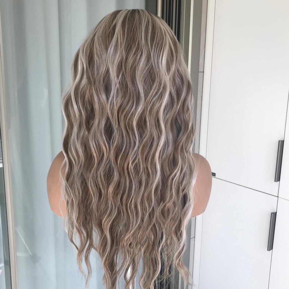 AISOM Marissa Buttercream Blonde Long Water Wave