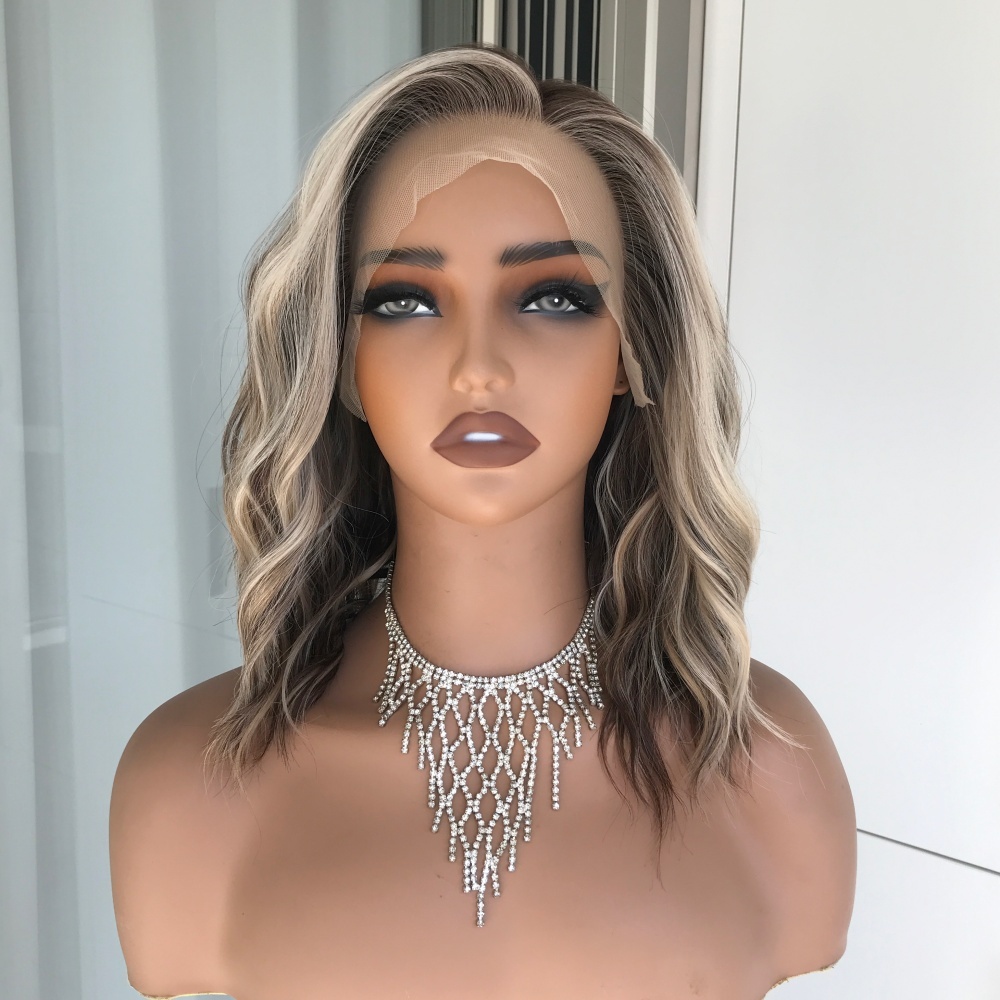 AISOM Chloe Honey Mocha Short Water Wave