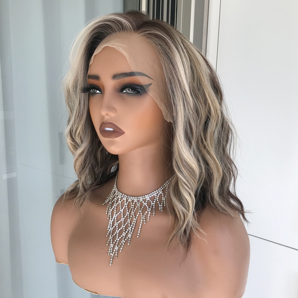 AISOM Chloe Honey Mocha Short Water Wave