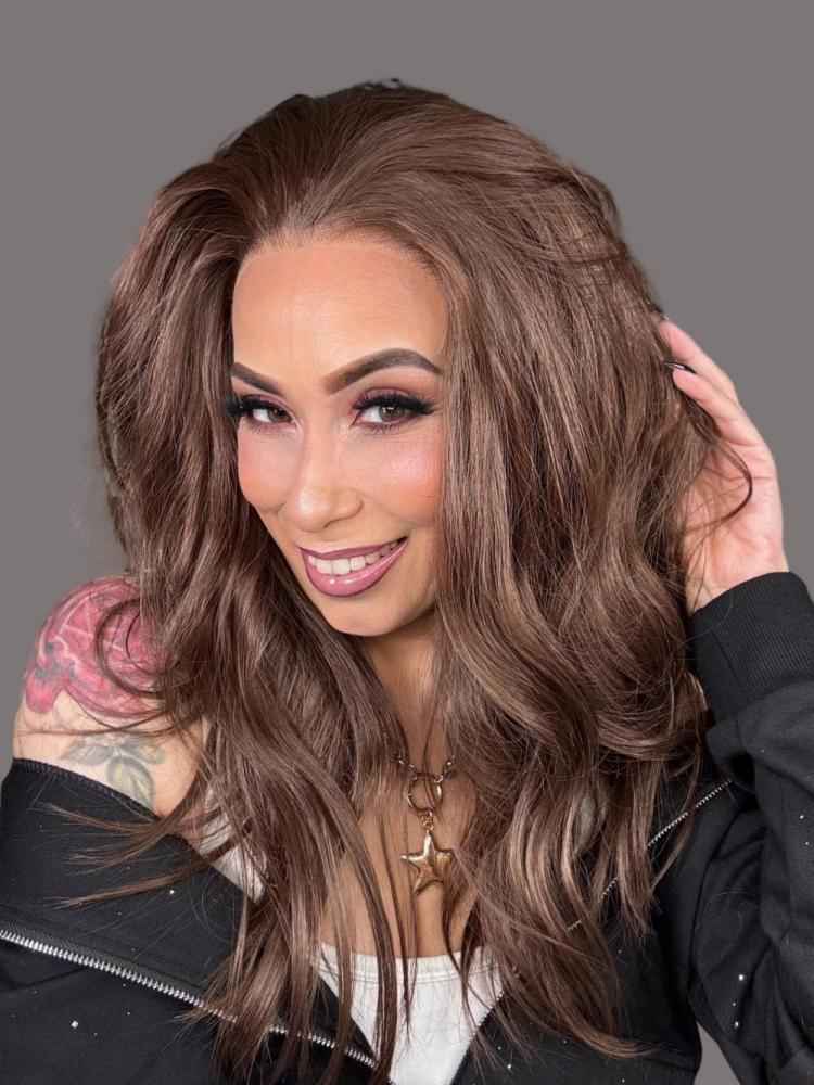 AISOM Greta Chocolate Brown Free Part Lace Front Wig
