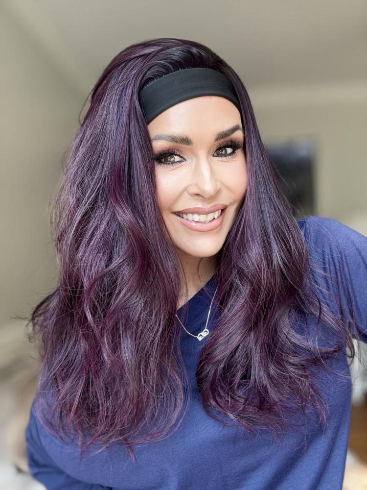 AISOM Cali Plum Kiss Soft Wave Headband Wig Wear Go Beginner Friendly Wig for Women 20 Inches Body Wave Everyday Wig Low Density Natural Looking