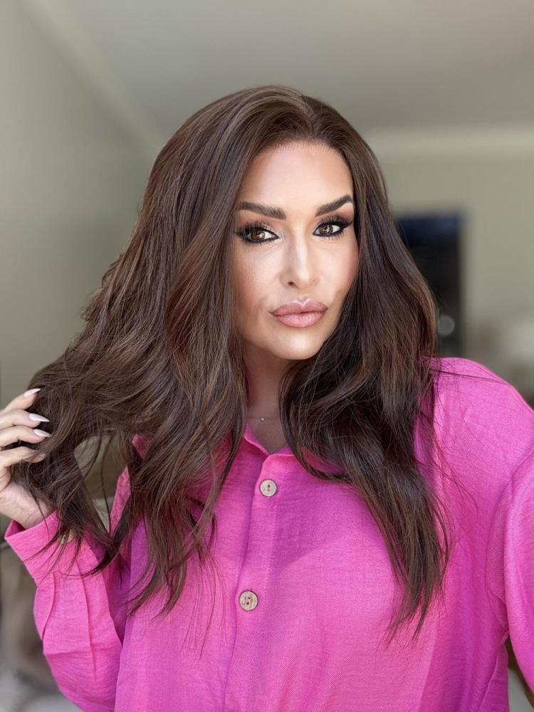 AISOM Greta Chocolate Brown Free Part Lace Front Wig