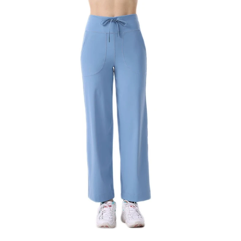 Women's casual loose fitting wide leg comfortable pants yoga