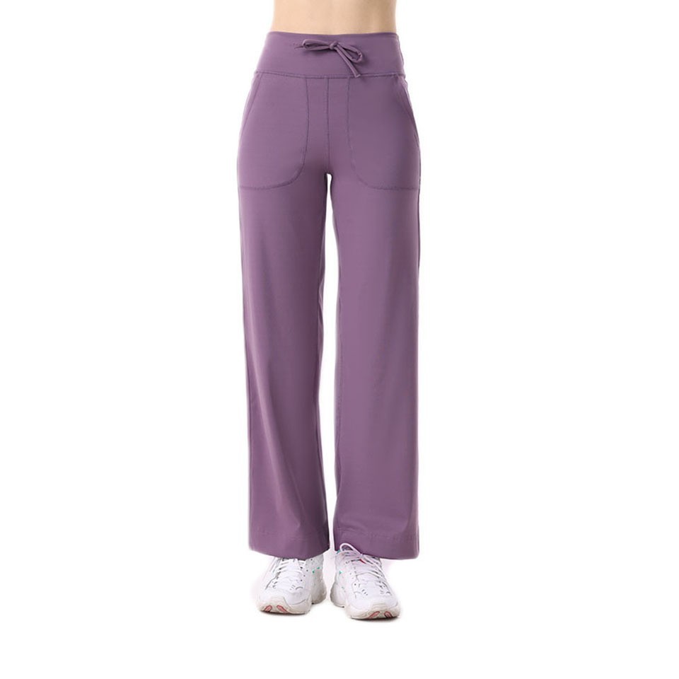 Women's casual loose fitting wide leg comfortable pants yoga
