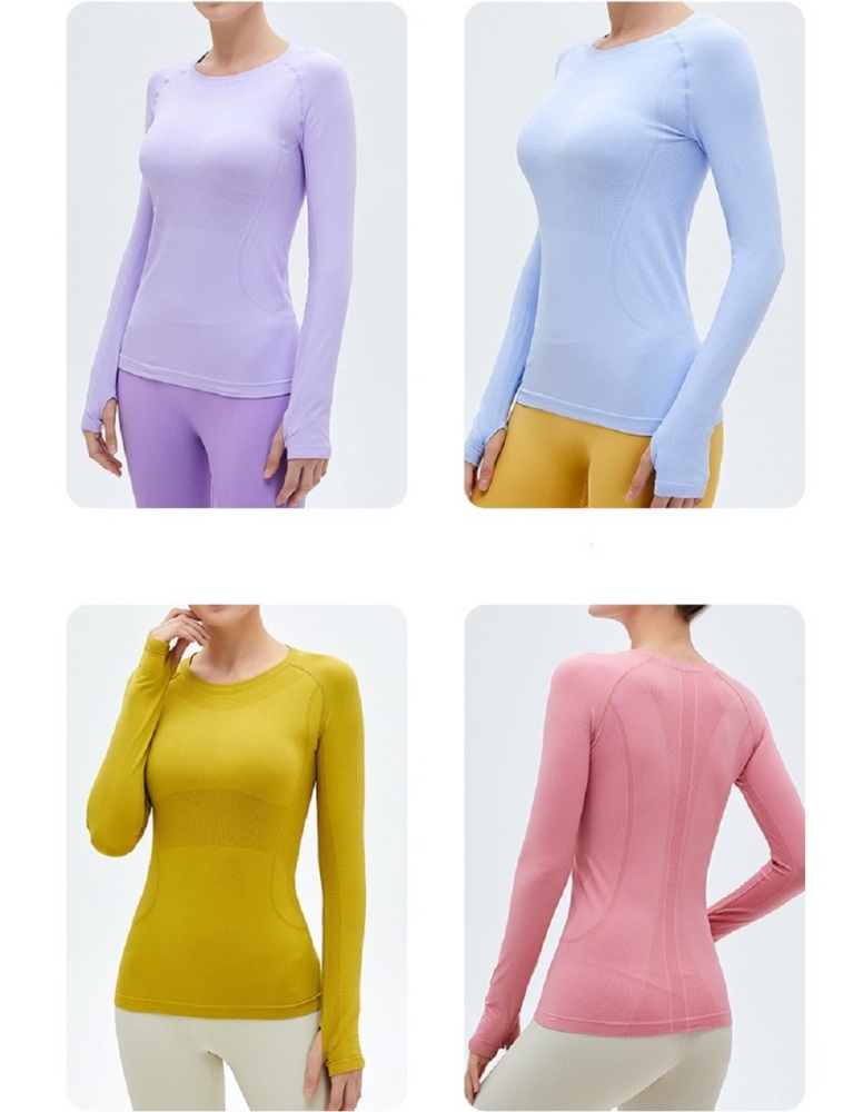 Yoga Women's Seamless Sports Long Sleeve
