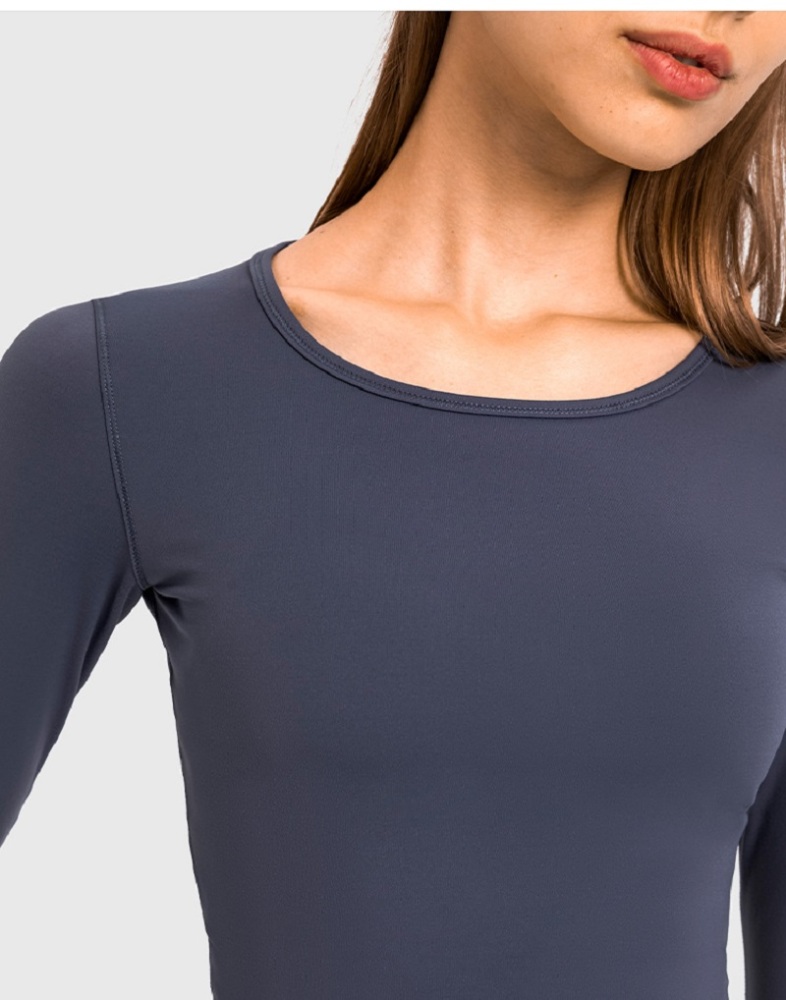 Women's Long Sleeve Crop Workout Tops
