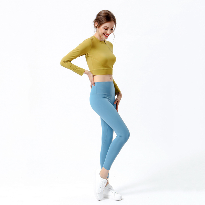 Crop Tops for Women Slim Fit Workout Shirts  Athletic Gym Top