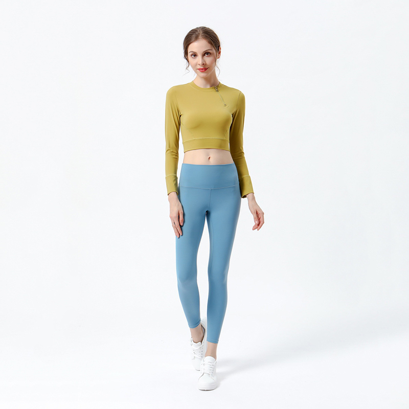 Crop Tops for Women Slim Fit Workout Shirts  Athletic Gym Top
