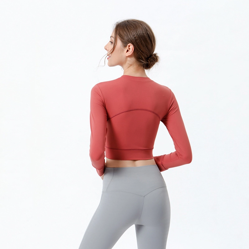 Crop Tops for Women Slim Fit Workout Shirts  Athletic Gym Top