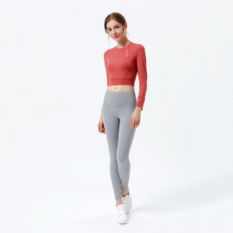 Crop Tops for Women Slim Fit Workout Shirts  Athletic Gym Top