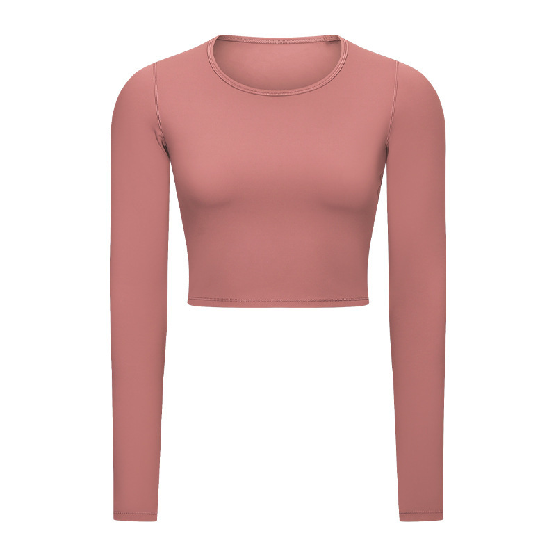 Women's Long Sleeve Crop Workout Tops