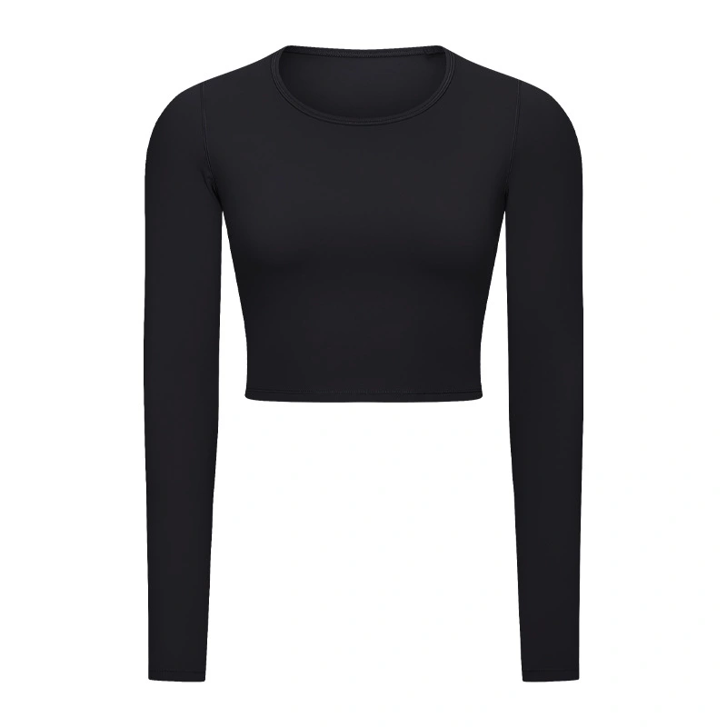 Women's Long Sleeve Crop Workout Tops