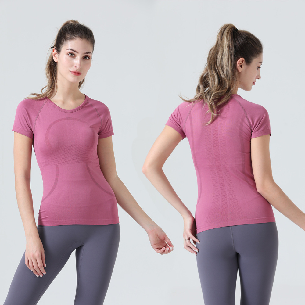 Women's Workout Tops Long Sleeve Shirts Yoga Sports Breathable Gym Athletic Top Slim Fit