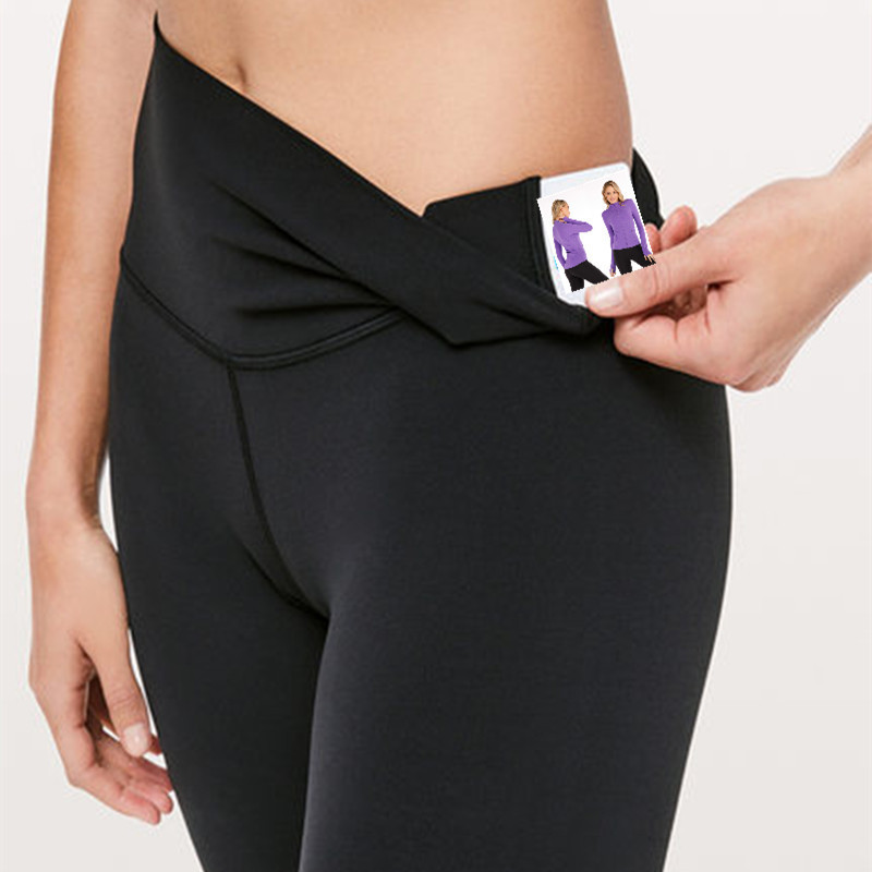 High Waist Yoga Shorts for Women's Tummy Control Fitness Athletic Workout Running Shorts with Deep Pockets